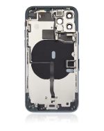 Iphone 11 Pro ile Uyumlu Küçük Bileşenler Önceden Takılmış Arka Muhafaza Logo Yok Plus Gece ​​Yarısı Yeşili ile Uyumlu - Görsel 3