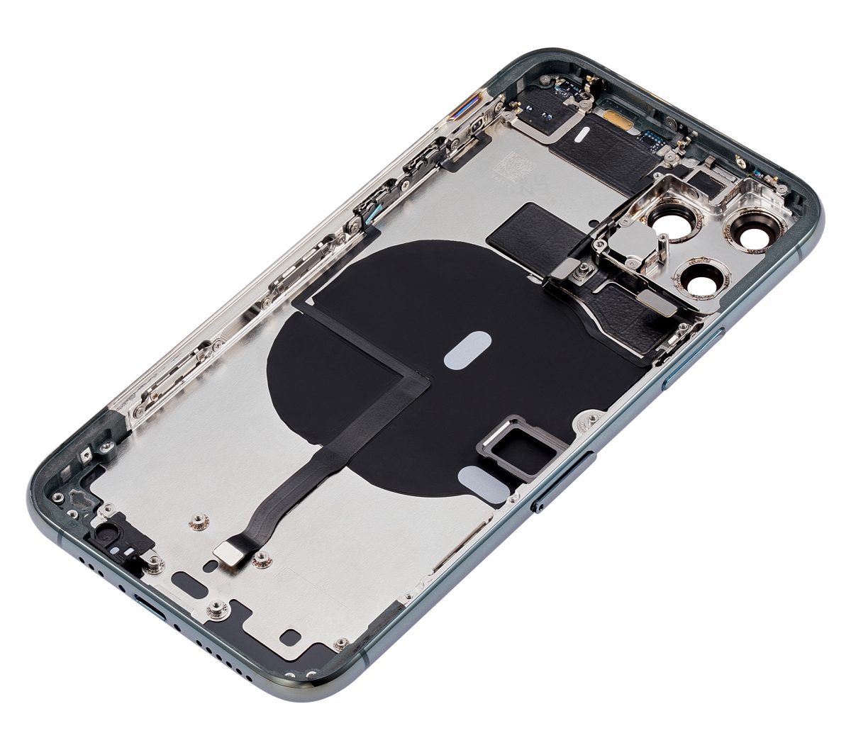 Iphone 11 Pro ile Uyumlu Küçük Bileşenler Önceden Takılmış Arka Muhafaza Logo Yok Plus Gece ​​Yarısı Yeşili ile Uyumlu - Görsel 5