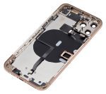 Iphone 11 Pro ile Uyumlu Küçük Bileşenler Önceden Takılmış Arka Muhafaza Logo Yok Plus Gold ile Uyumlu - Görsel 5