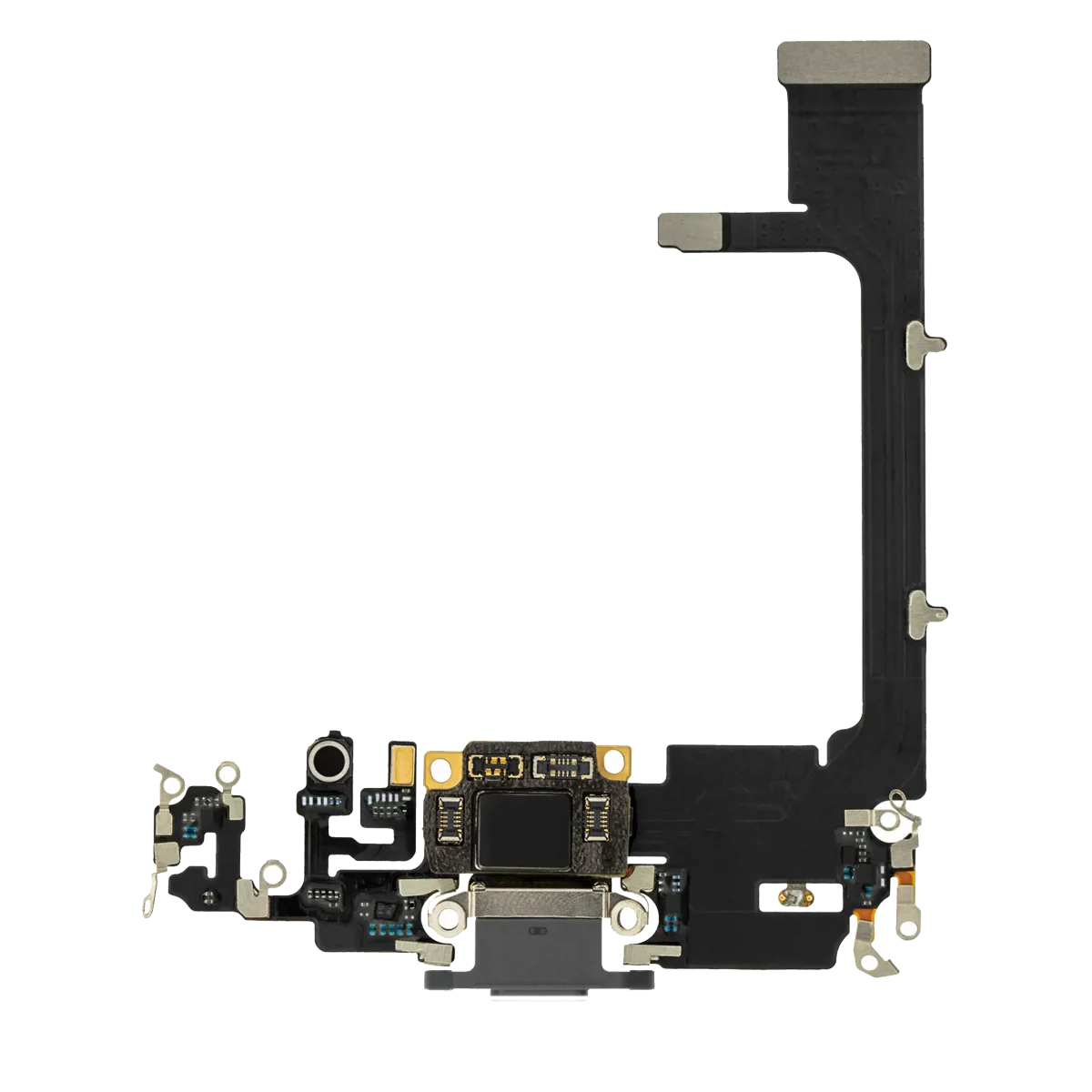 Iphone 11 Pro ile Uyumlu Şarj Portu Esnek Kablosu Kartlı Aftermarket Plus Gece ​​Yarısı Yeşili ile Uyumlu