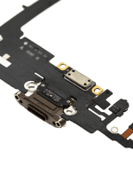 Iphone 11 Pro ile Uyumlu Şarj Portu Girişli Mifrofon Filmi Şarj Filmi A Plus Kalite Gold - Görsel 3