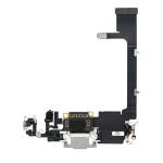 Iphone 11 Pro ile Uyumlu Şarj Portu Girişli Mifrofon Filmi Şarj Filmi (Orijinal Servis Ürün) Gümüş