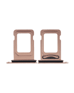 Iphone 11 ile Uyumlu Çift Sim Kart Tepsisi Pro / 11 Pro Max Mat Gold ile Uyumlu - Görsel 2