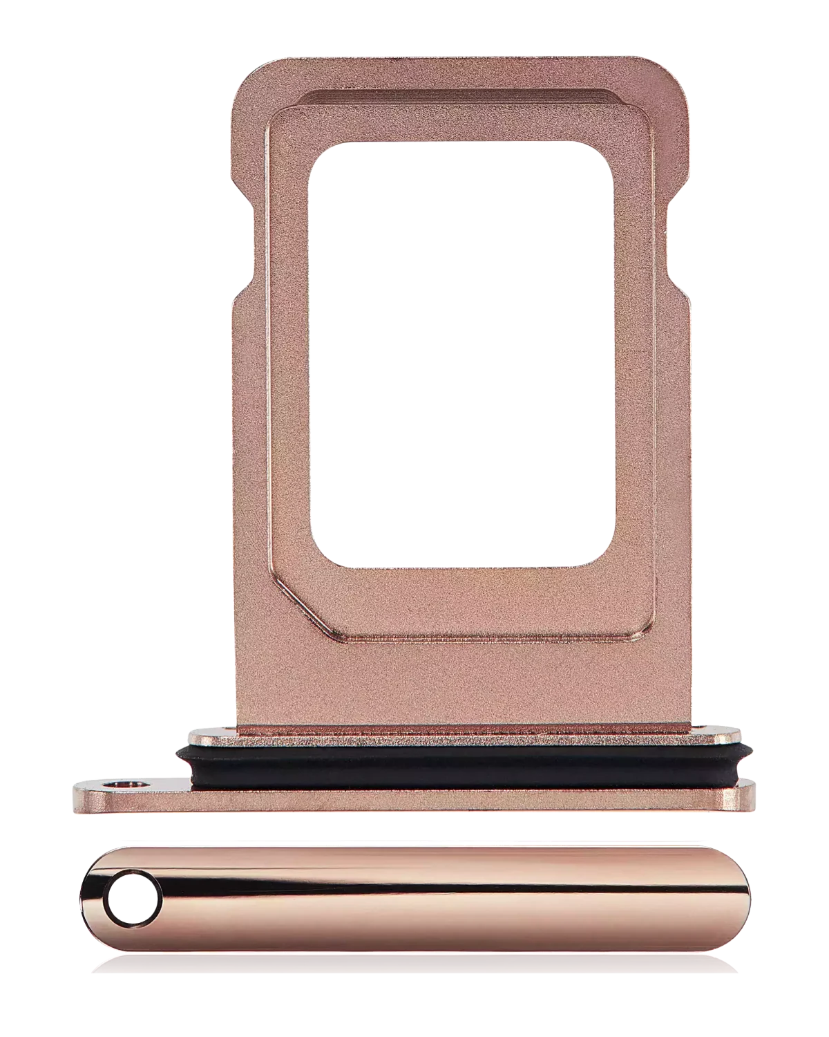 Iphone 11 ile Uyumlu Çift Sim Kart Tepsisi Pro / 11 Pro Max Mat Gold ile Uyumlu