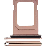 Iphone 11 ile Uyumlu Çift Sim Kart Tepsisi Pro / 11 Pro Max Mat Gold ile Uyumlu