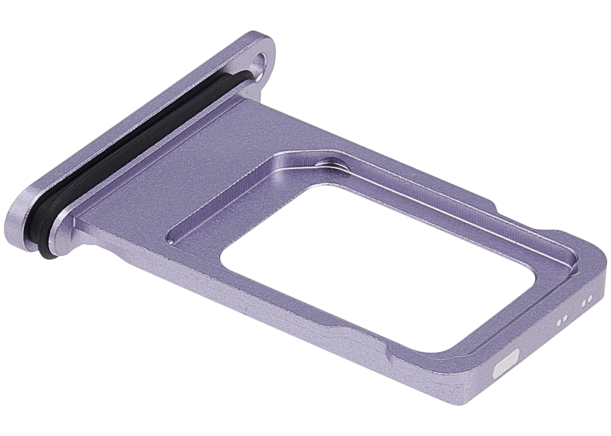 Iphone 11 ile Uyumlu Çift Sim Kart Tepsisi ile Uyumlu Mor - Görsel 3