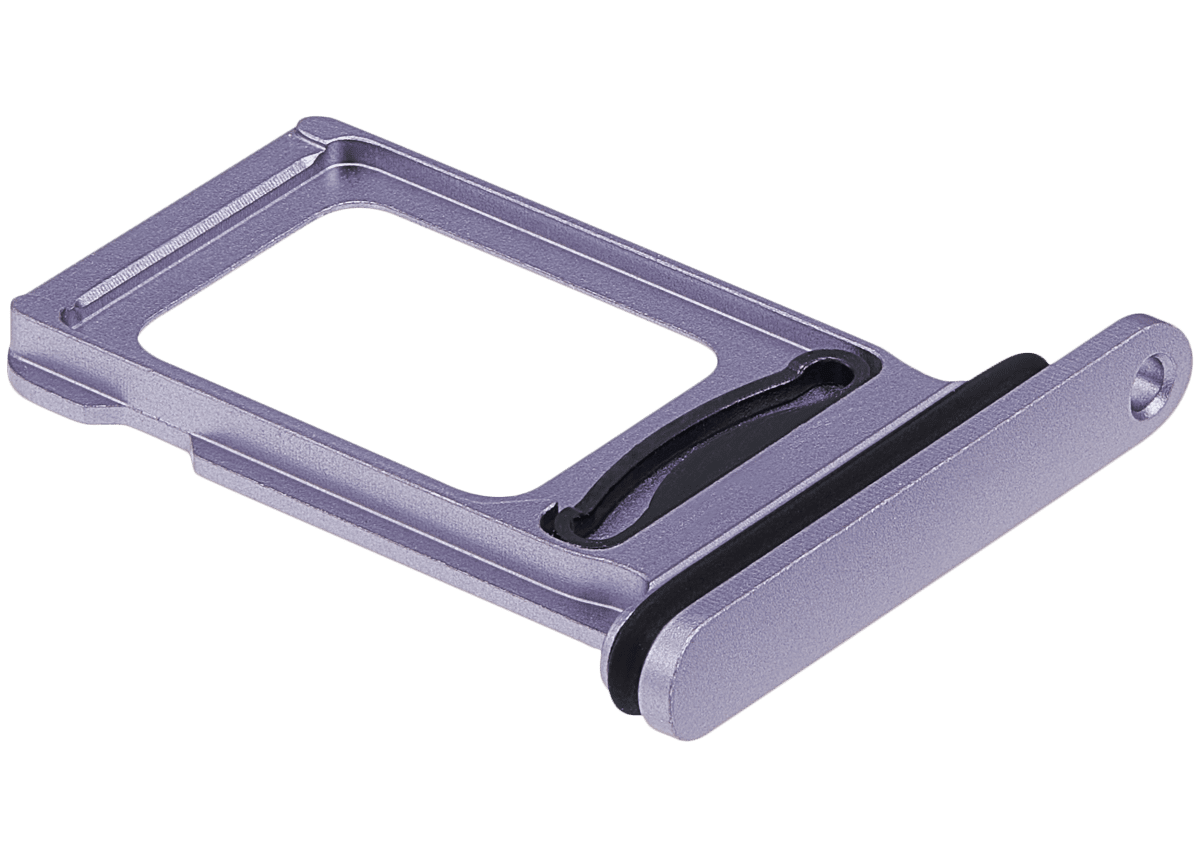 Iphone 11 ile Uyumlu Çift Sim Kart Tepsisi ile Uyumlu Mor - Görsel 4