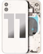 Iphone 11 ile Uyumlu Kasa Bileşenler Önceden Takılmış ile Uyumlu Kasa Kasa Beyaz