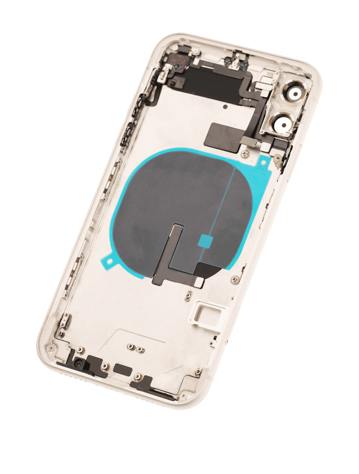 Iphone 11 ile Uyumlu Kasa Bileşenler Önceden Takılmış ile Uyumlu Kasa Kasa Beyaz - Görsel 4