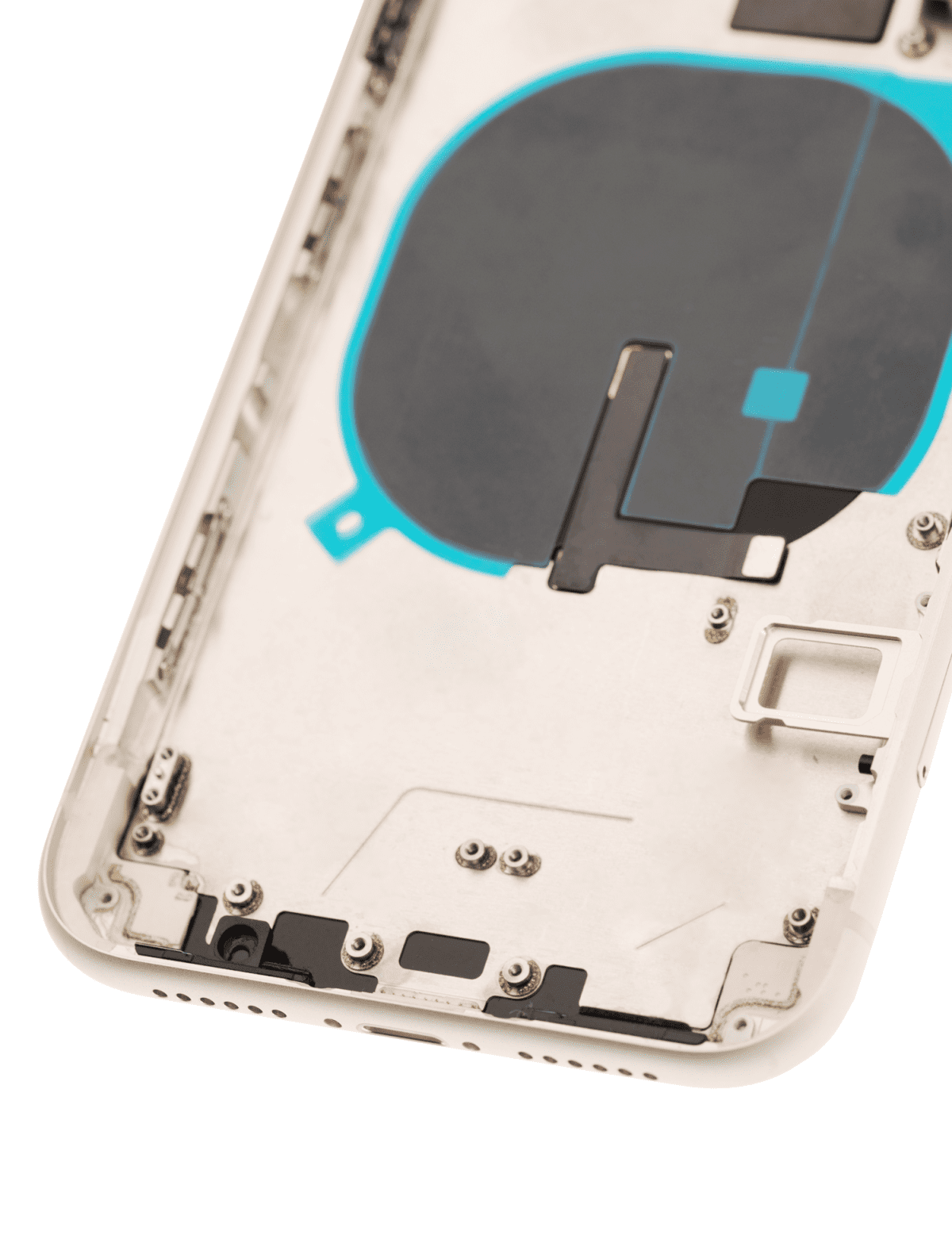 Iphone 11 ile Uyumlu Kasa Bileşenler Önceden Takılmış ile Uyumlu Kasa Kasa Beyaz - Görsel 5