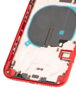 Iphone 11 ile Uyumlu Kasa Bileşenler Önceden Takılmış ile Uyumlu Kasa Kasa Kırmızı - Görsel 5