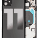 Iphone 11 ile Uyumlu Kasa Bileşenler Önceden Takılmış ile Uyumlu Kasa Kasa Siyah