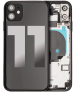 Iphone 11 ile Uyumlu Kasa Bileşenler Önceden Takılmış ile Uyumlu Kasa Kasa Siyah