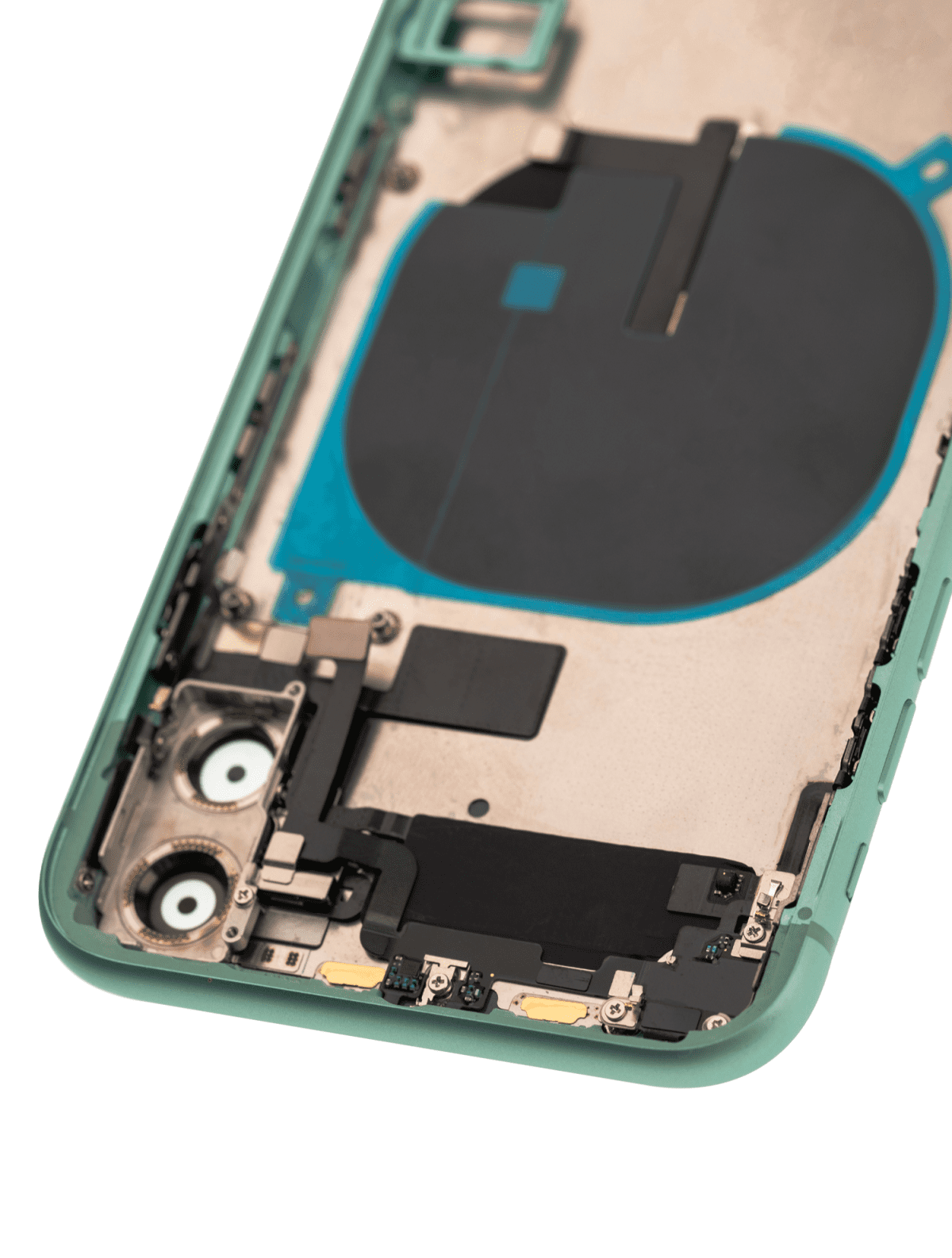 Iphone 11 ile Uyumlu Kasa Bileşenler Önceden Takılmış ile Uyumlu Kasa Kasa Yeşil - Görsel 5