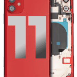 Iphone 11 ile Uyumlu Kasa Bileşenler Önceden Takılmış ile Uyumlu Kasa  Kırmızı