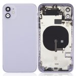 Iphone 11 ile Uyumlu Kasa Bileşenler Önceden Takılmış ile Uyumlu Kasa Mor