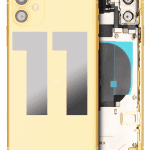 Iphone 11 ile Uyumlu Kasa Bileşenler Önceden Takılmış ile Uyumlu Kasa  Sarı