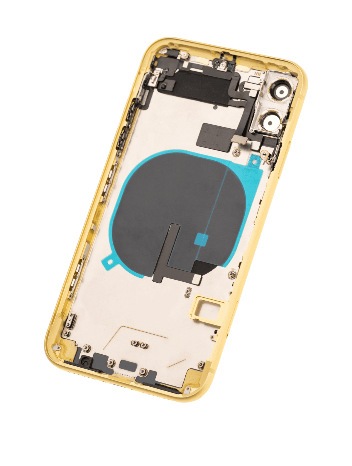 Iphone 11 ile Uyumlu Kasa Bileşenler Önceden Takılmış ile Uyumlu Kasa  Sarı - Görsel 4