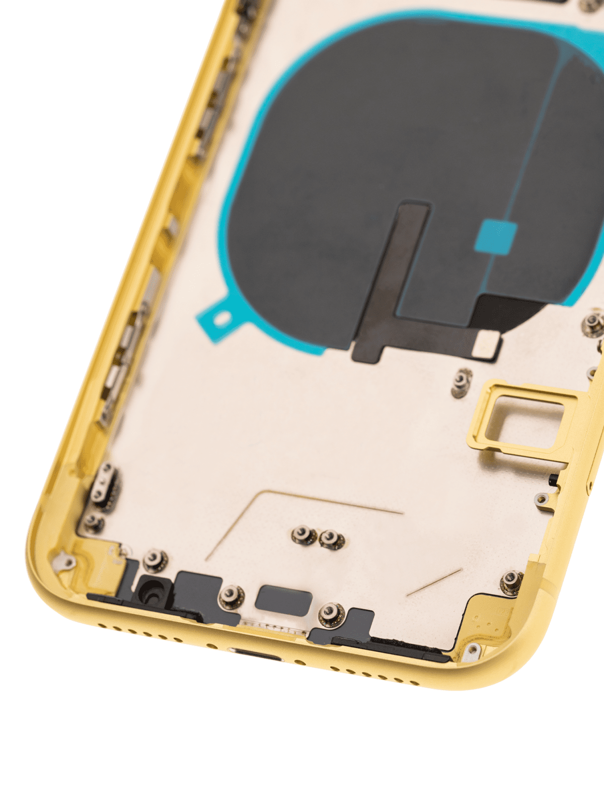 Iphone 11 ile Uyumlu Kasa Bileşenler Önceden Takılmış ile Uyumlu Kasa  Sarı - Görsel 5