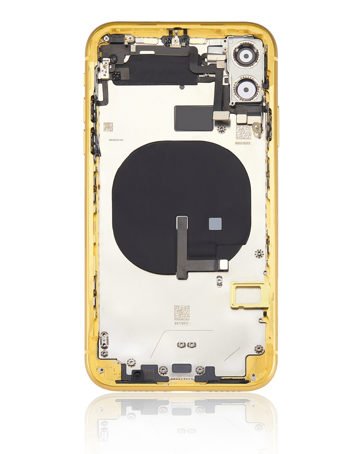 Iphone 11 ile Uyumlu Kasa Bileşenler Önceden Takılmış ile Uyumlu Kasa  Satılık Plus Sarı - Görsel 2