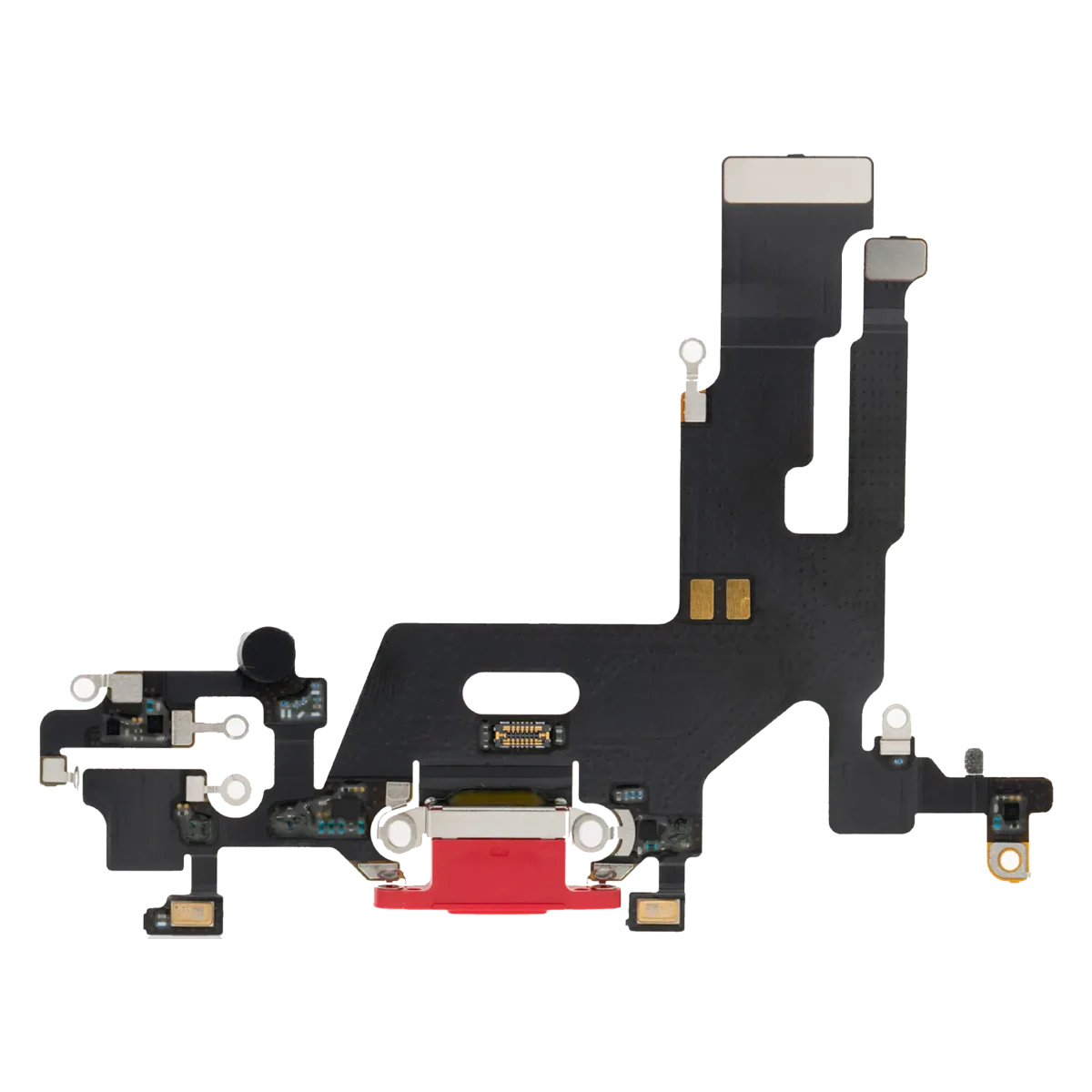 Iphone 11 ile Uyumlu Şarj Portu Esnek Kablosu Aftermarket Plus Kırmızı ile Uyumlu