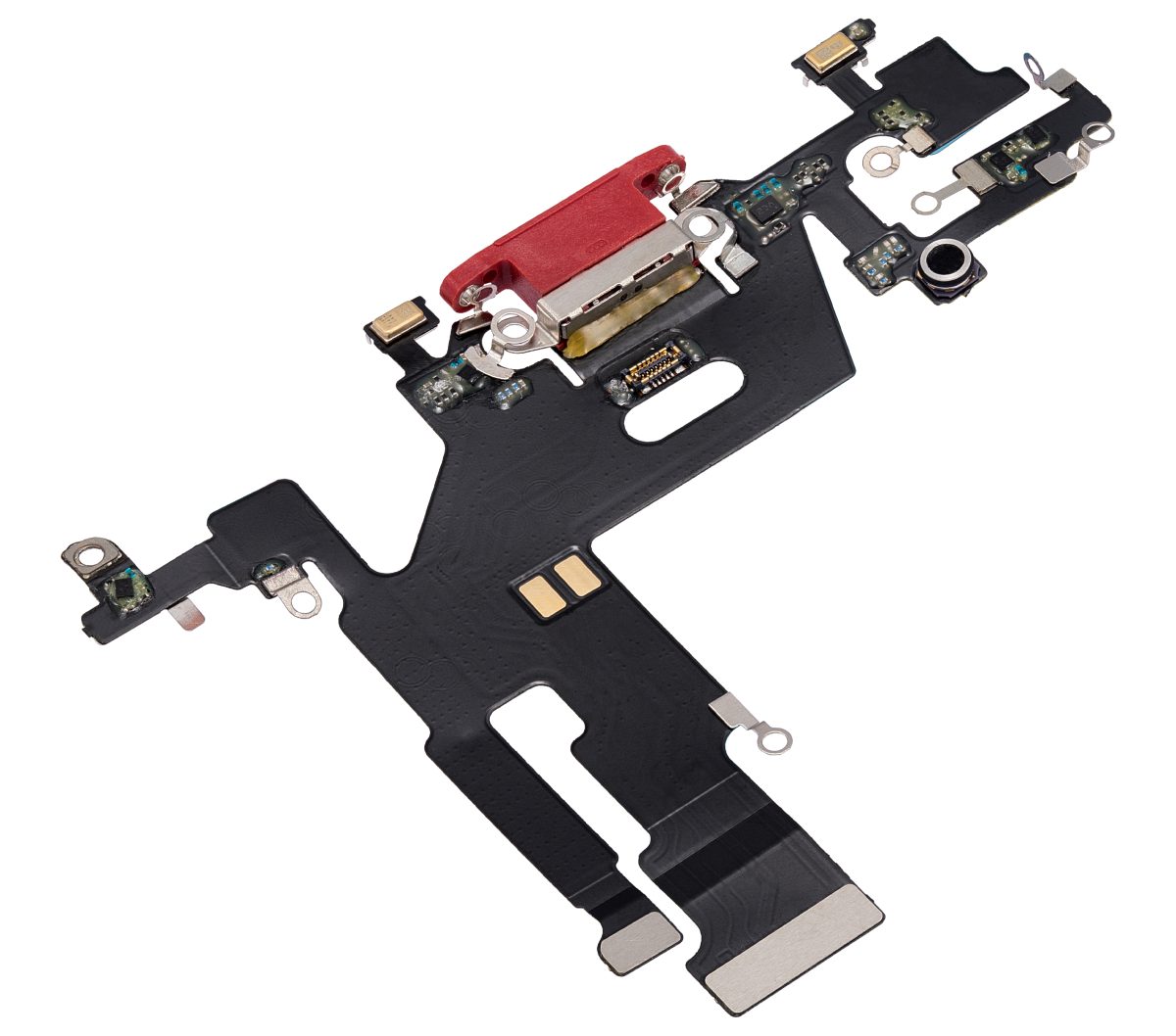 Iphone 11 ile Uyumlu Şarj Portu Esnek Kablosu Aftermarket Plus Kırmızı ile Uyumlu - Görsel 4