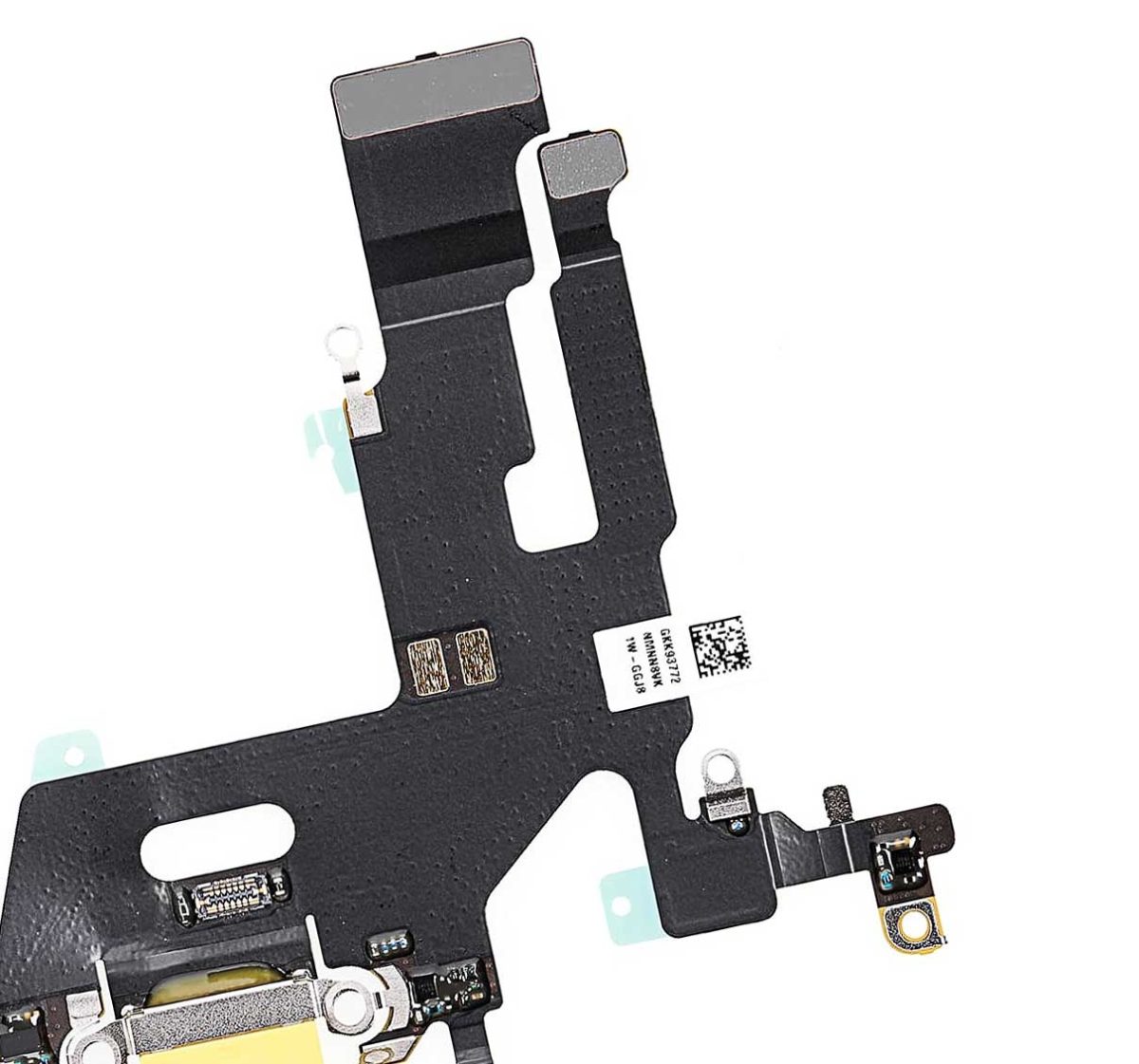 Iphone 11 ile Uyumlu Şarj Portu Esnek Kablosu Premium Sarı ile Uyumlu - Görsel 5