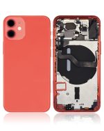 Iphone 12 Mini ile Uyumlu Kasa Bileşenler Önceden Takılmış Mini Uluslararası Sürüm Kırmızı ile Uyumlu Kasa