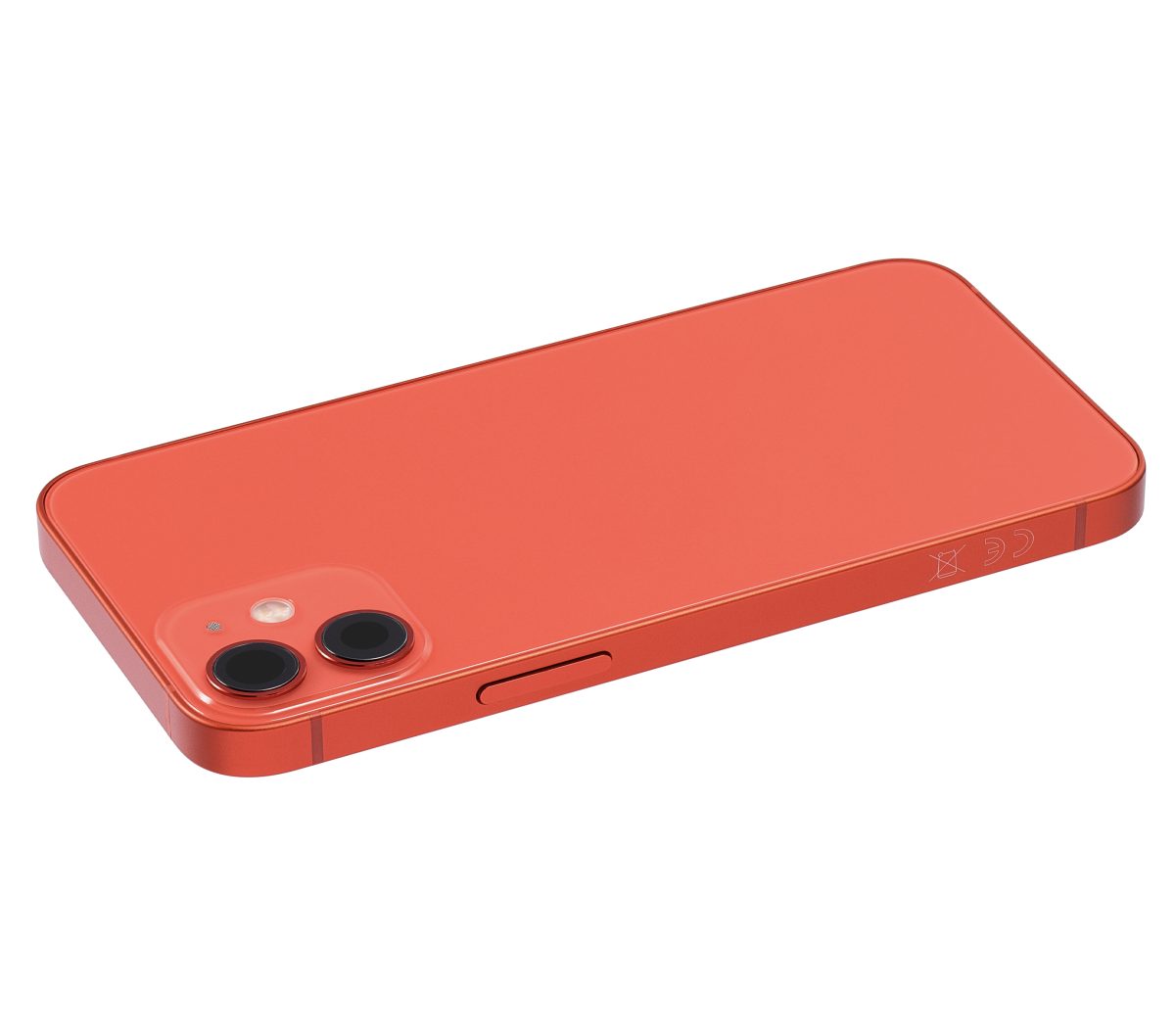 Iphone 12 Mini ile Uyumlu Kasa Bileşenler Önceden Takılmış Mini Uluslararası Sürüm Kırmızı ile Uyumlu Kasa - Görsel 3