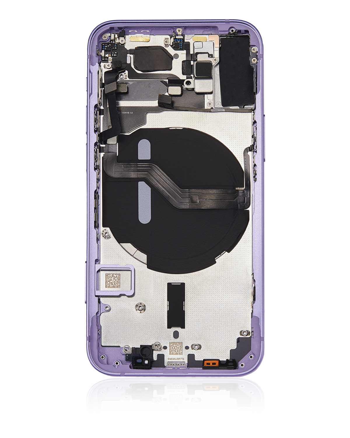 Iphone 12 Mini ile Uyumlu Kasa Bileşenler Önceden Takılmış Mini Uluslararası Sürüm Mor ile Uyumlu Kasa - Görsel 2