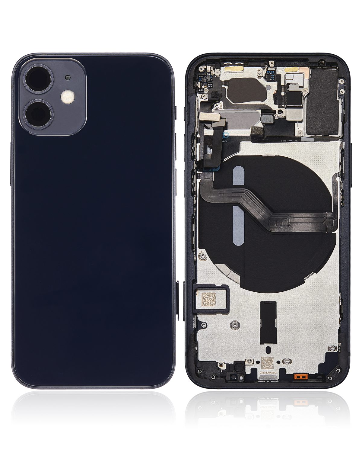 Iphone 12 Mini ile Uyumlu Kasa Bileşenler Önceden Takılmış Mini Uluslararası Sürüm Siyah ile Uyumlu Kasa - Görsel 1