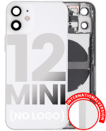 Iphone 12 Mini ile Uyumlu Kasa Bileşenler Önceden Takılmış Mini Uluslararası Sürüm ile Uyumlu Kasa  Beyaz