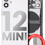 Iphone 12 Mini ile Uyumlu Kasa Bileşenler Önceden Takılmış Mini Uluslararası Sürüm ile Uyumlu Kasa Kasa Beyaz