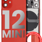 Iphone 12 Mini ile Uyumlu Kasa Bileşenler Önceden Takılmış Mini Uluslararası Sürüm ile Uyumlu Kasa Kasa Kırmızı