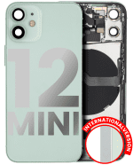 Iphone 12 Mini ile Uyumlu Kasa Bileşenler Önceden Takılmış Mini Uluslararası Sürüm ile Uyumlu Kasa Kasa Yeşil