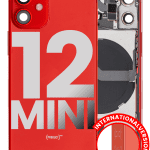 Iphone 12 Mini ile Uyumlu Kasa Bileşenler Önceden Takılmış Mini Uluslararası Sürüm ile Uyumlu Kasa  Kırmızı