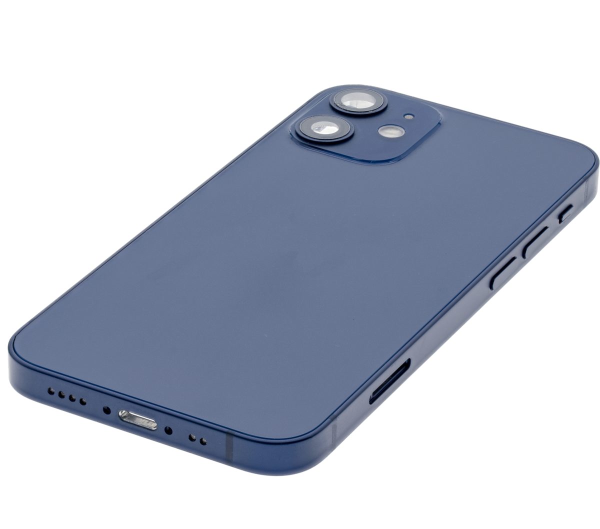 Iphone 12 Mini ile Uyumlu Kasa Bileşenler Önceden Takılmış Mini Uluslararası Sürüm ile Uyumlu Kasa  Mavi - Görsel 4