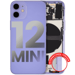 Iphone 12 Mini ile Uyumlu Kasa Bileşenler Önceden Takılmış Mini Uluslararası Sürüm ile Uyumlu Kasa  Mor