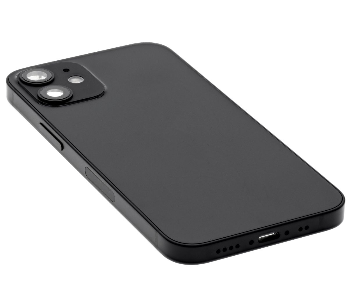 Iphone 12 Mini ile Uyumlu Kasa Bileşenler Önceden Takılmış Mini Uluslararası Sürüm ile Uyumlu Kasa  Siyah - Görsel 3