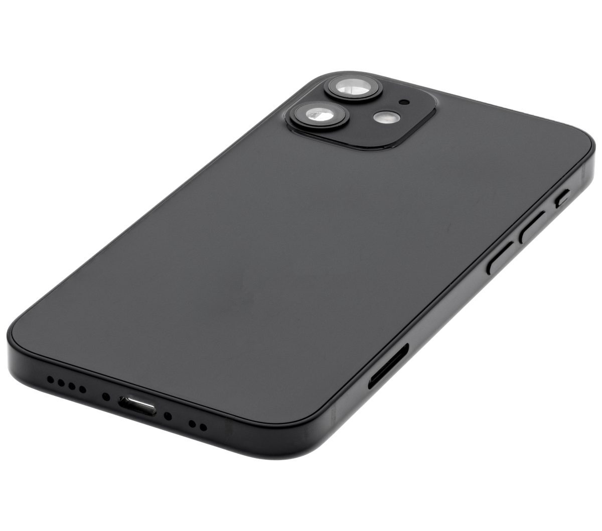 Iphone 12 Mini ile Uyumlu Kasa Bileşenler Önceden Takılmış Mini Uluslararası Sürüm ile Uyumlu Kasa  Siyah - Görsel 4