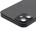 Iphone 12 Mini ile Uyumlu Kasa Bileşenler Önceden Takılmış Mini Uluslararası Sürüm ile Uyumlu Kasa  Siyah - Görsel 5