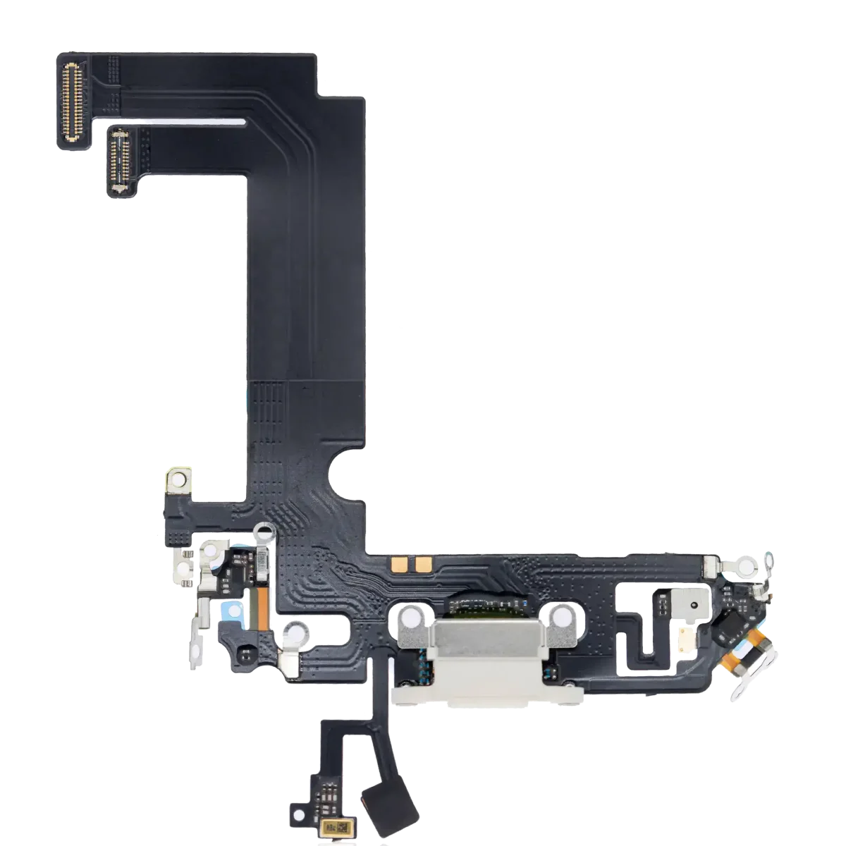 Iphone 12 Mini ile Uyumlu Şarj Portu Esnek Kablosu Mini Aftermarket Plus Beyaz ile Uyumlu