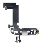 Iphone 12 Mini ile Uyumlu Şarj Portu Esnek Kablosu Mini Aftermarket Plus Beyaz ile Uyumlu