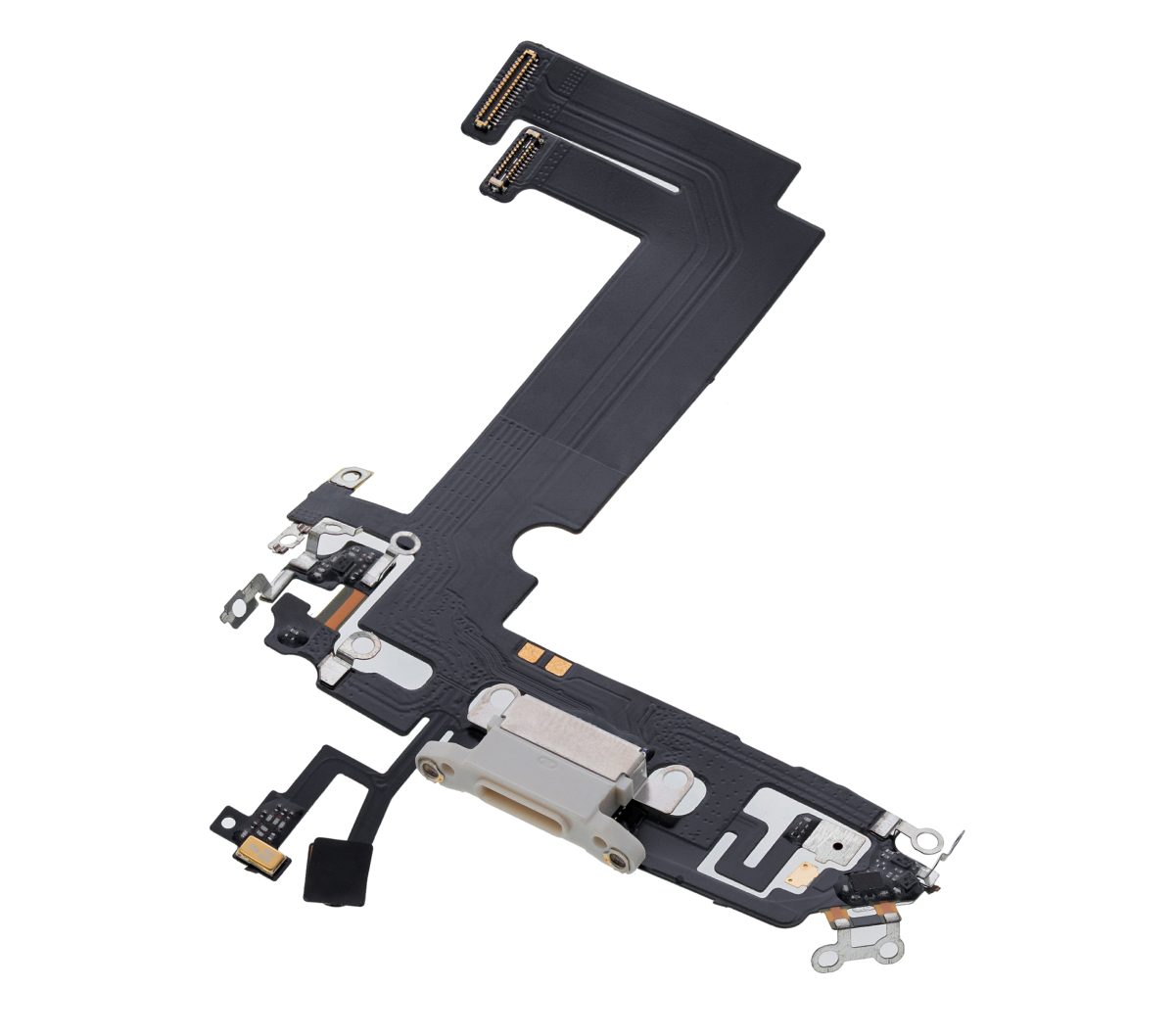 Iphone 12 Mini ile Uyumlu Şarj Portu Esnek Kablosu Mini Aftermarket Plus Beyaz ile Uyumlu - Görsel 4