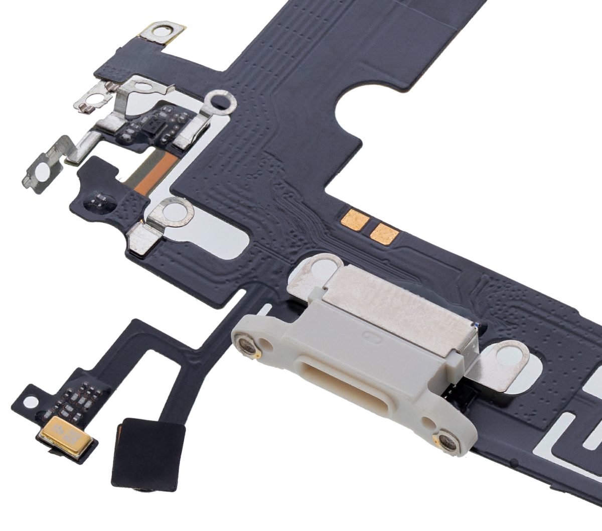 Iphone 12 Mini ile Uyumlu Şarj Portu Esnek Kablosu Mini Aftermarket Plus Beyaz ile Uyumlu - Görsel 5