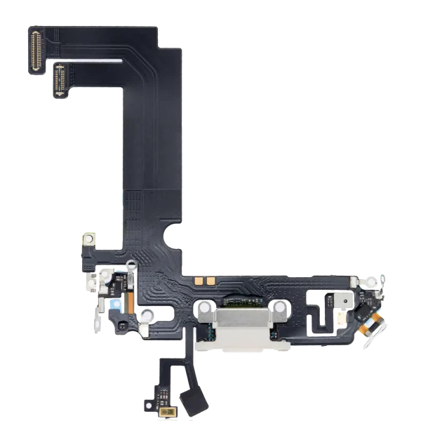 Iphone 12 Mini ile Uyumlu Şarj Portu Esnek Kablosu Mini Aftermarket Plus Beyaz ile Uyumlu