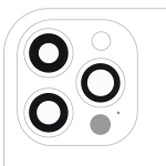 Iphone 12 Pro Max ile Uyumlu Arka Kamera Servis Paket Orjinal Ürün Lensi Sadece Cam Yapışkanlı 3 Parça Set Plus  ile Uyumlu