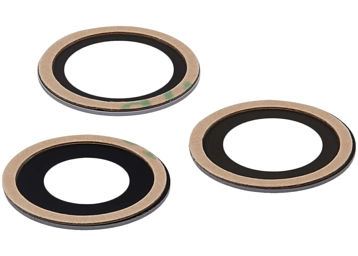 Iphone 12 Pro Max ile Uyumlu Arka Kamera Servis Paket Orjinal Ürün Lensi Sadece Cam Yapışkanlı 3 Parça Set Plus  ile Uyumlu - Görsel 4