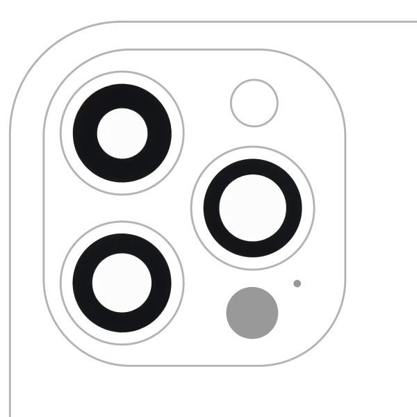 Iphone 12 Pro Max ile Uyumlu Arka Kamera Servis Paket Orjinal Ürün Lensi Sadece Cam Yapışkanlı 3 Parça Set Plus  ile Uyumlu