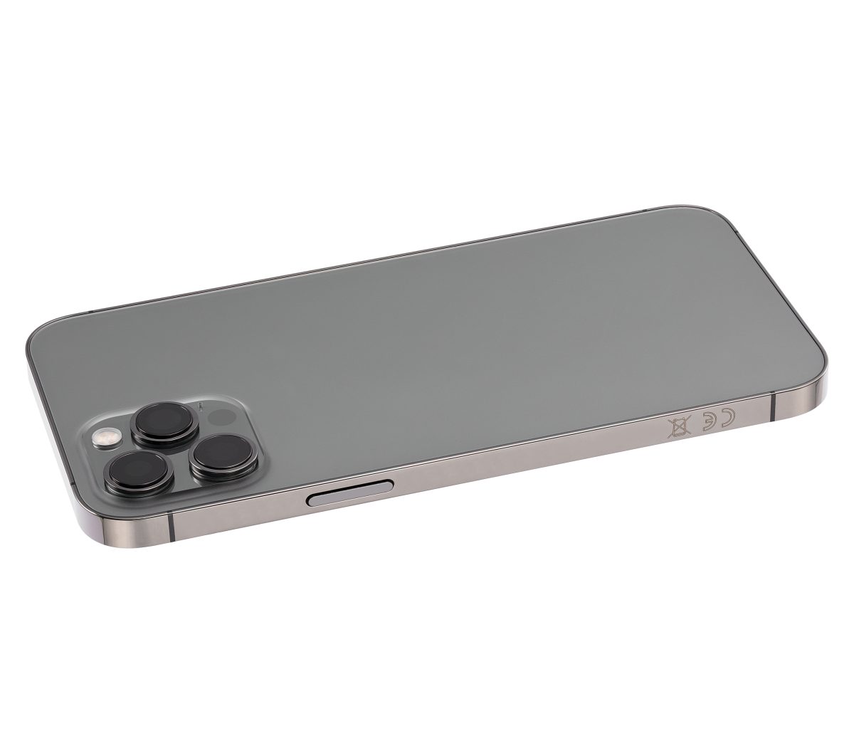 Iphone 12 Pro Max ile Uyumlu Kasa Bileşenler Önceden Takılmış Uluslararası Sürüm Grafit ile Uyumlu Kasa - Görsel 3